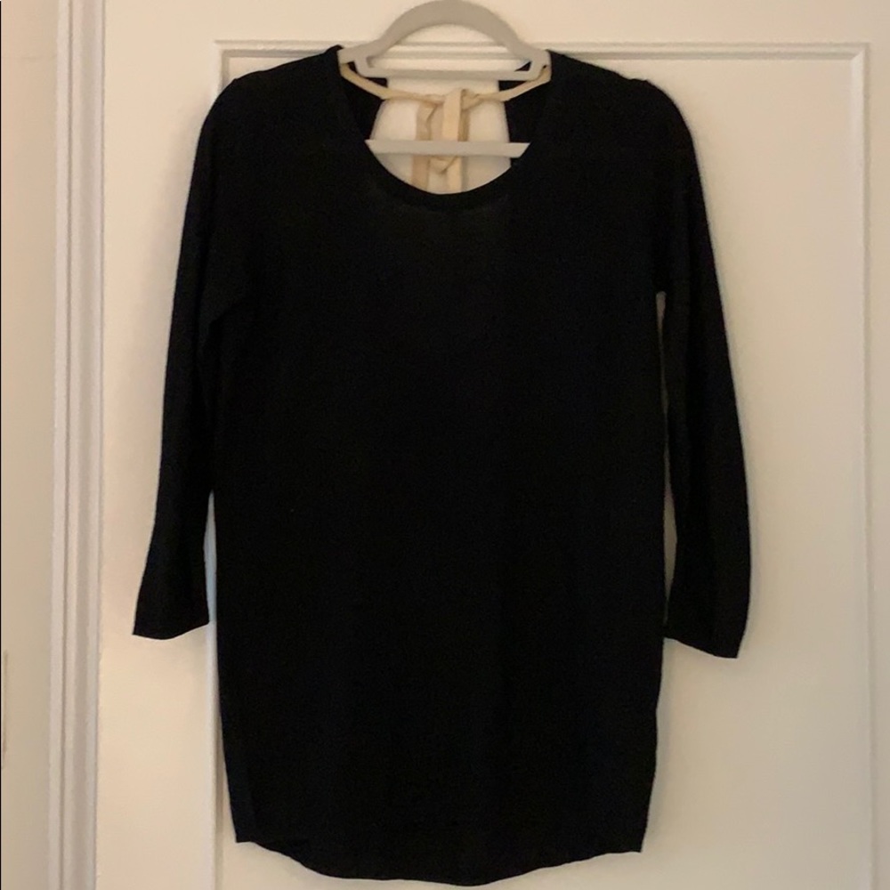 Aritzia tie back sweater with Silk & Cashmere